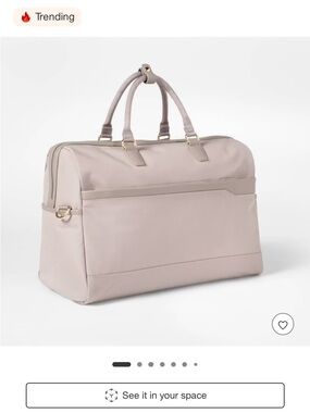 Open Story Signature Weekender Bag - Taupe